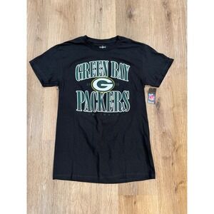 NFL Team Green Bay Packers Graphic T-Shirt Black Small ATMD650AGP-MMX New